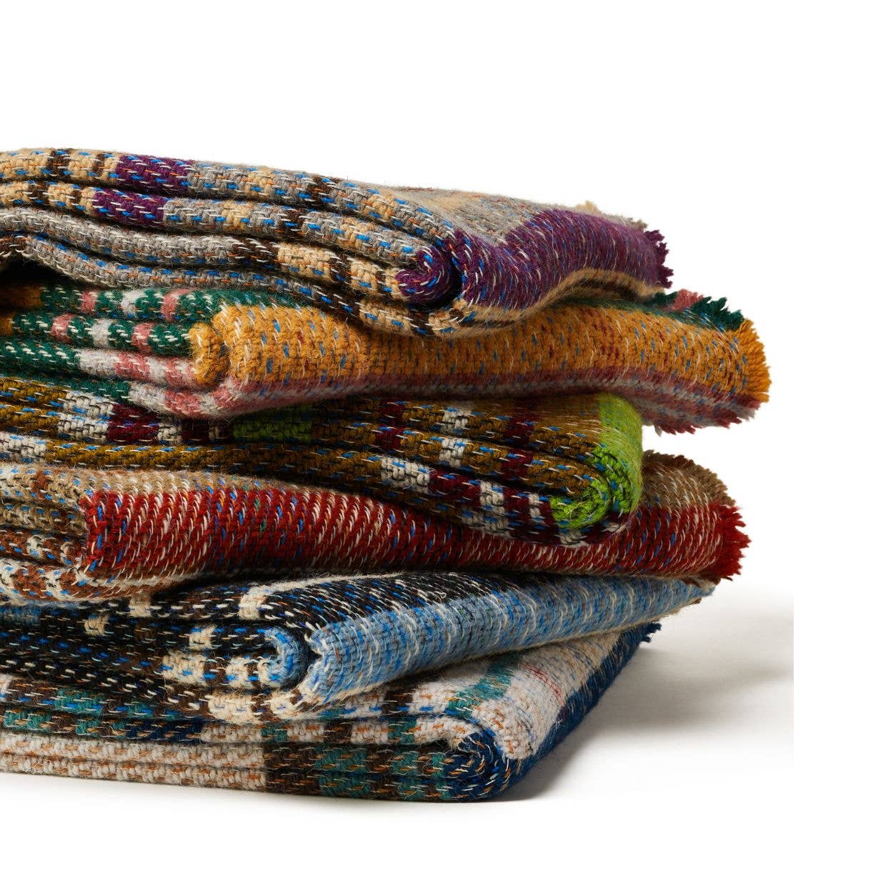 Random Recycled Wool Blanket - Large - assorted colours