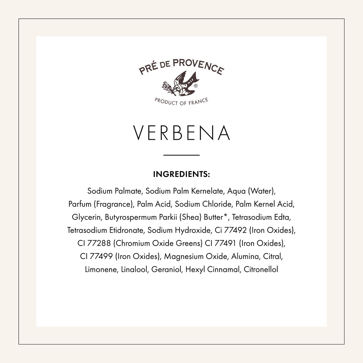 Verbena Soap Bar - 25g, 150g, 250g