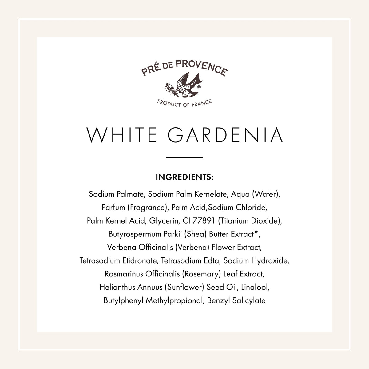 White Gardenia Soap Bar - 25g, 150g, 250g