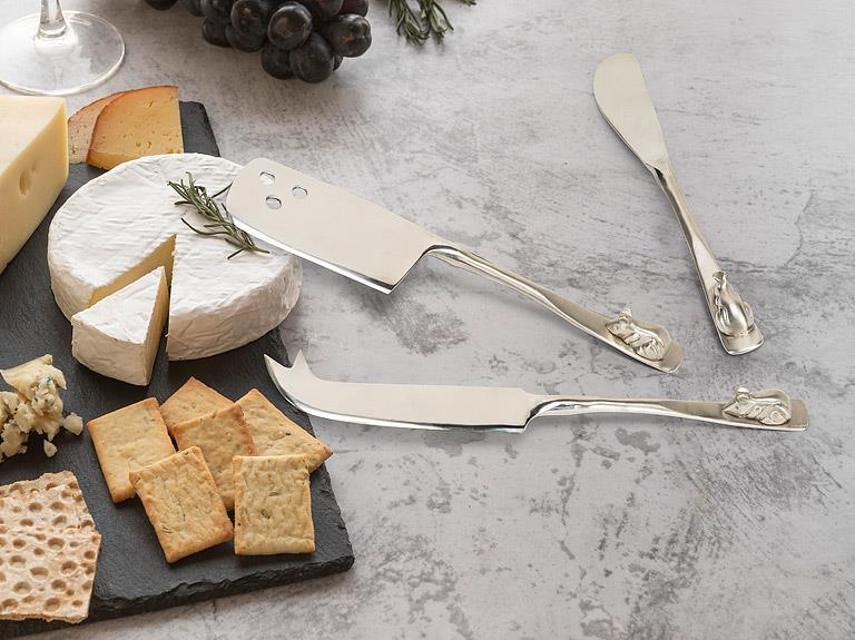 *Cheese Cleaver W/Mouse-7.5"L