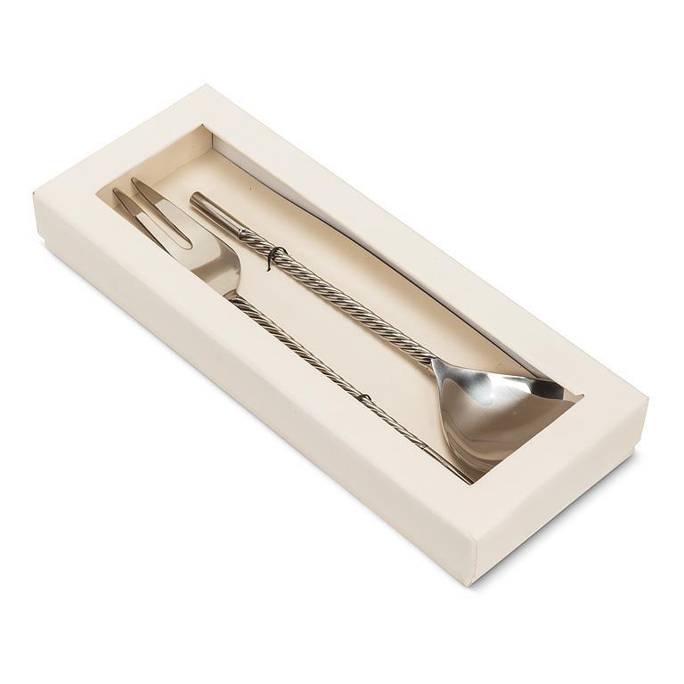 *Twist Handle Salad Servers-11.5"L