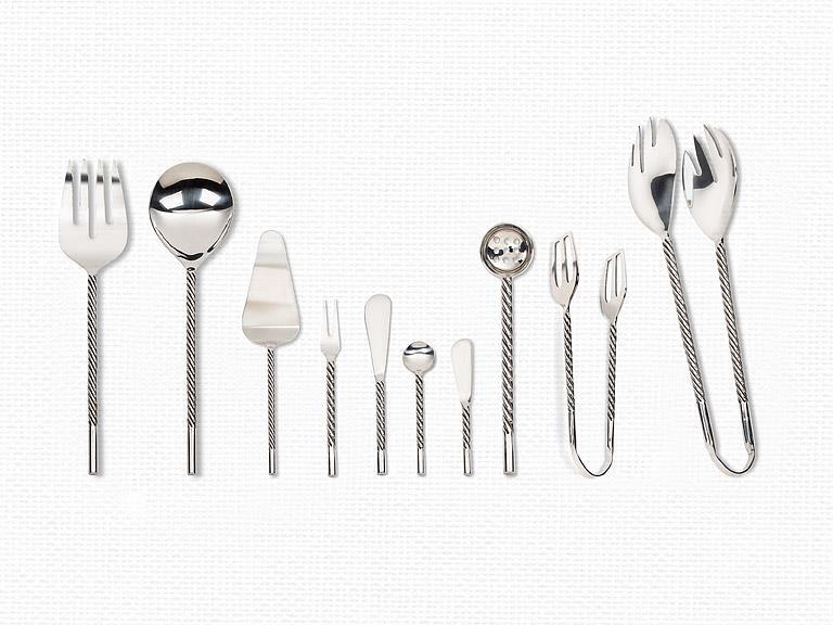 *Twist Handle Salad Servers-11.5"L