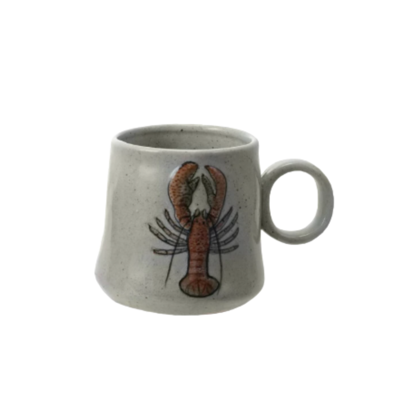 16 oz. Hand-Painted Stoneware Mug