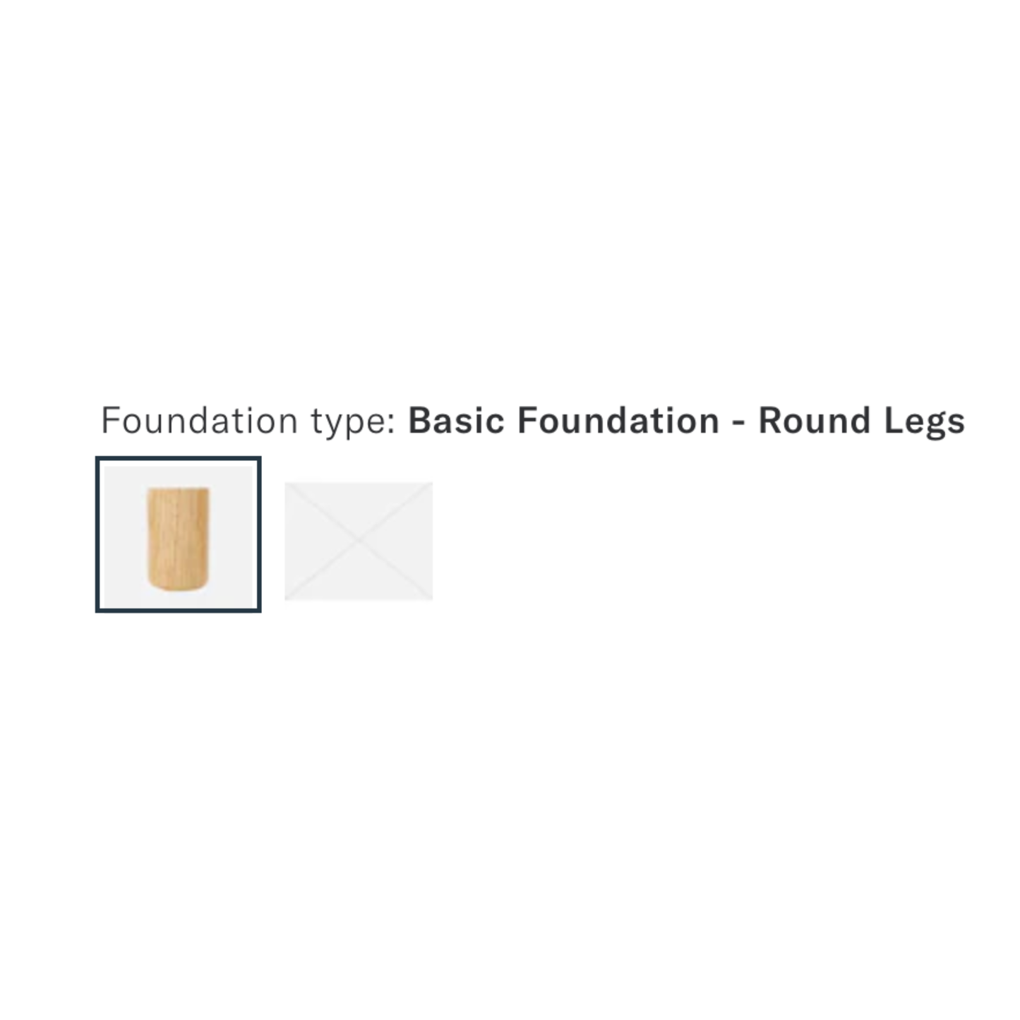 Basic Obasan Foundation - Round Legs