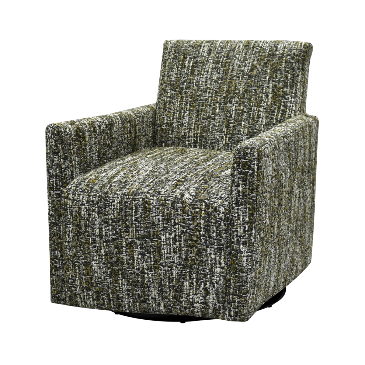 Riley Swivel Club Chair - Paris Green