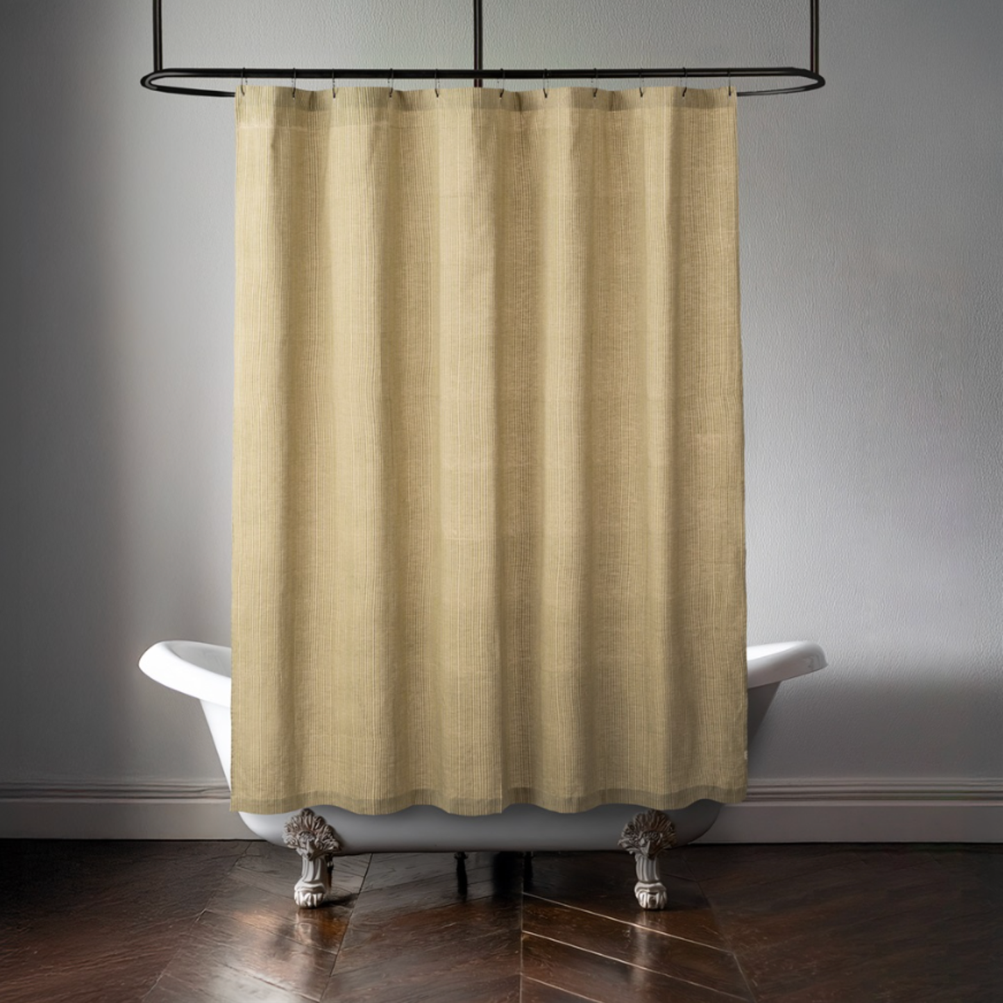 Block Print Shower Curtain