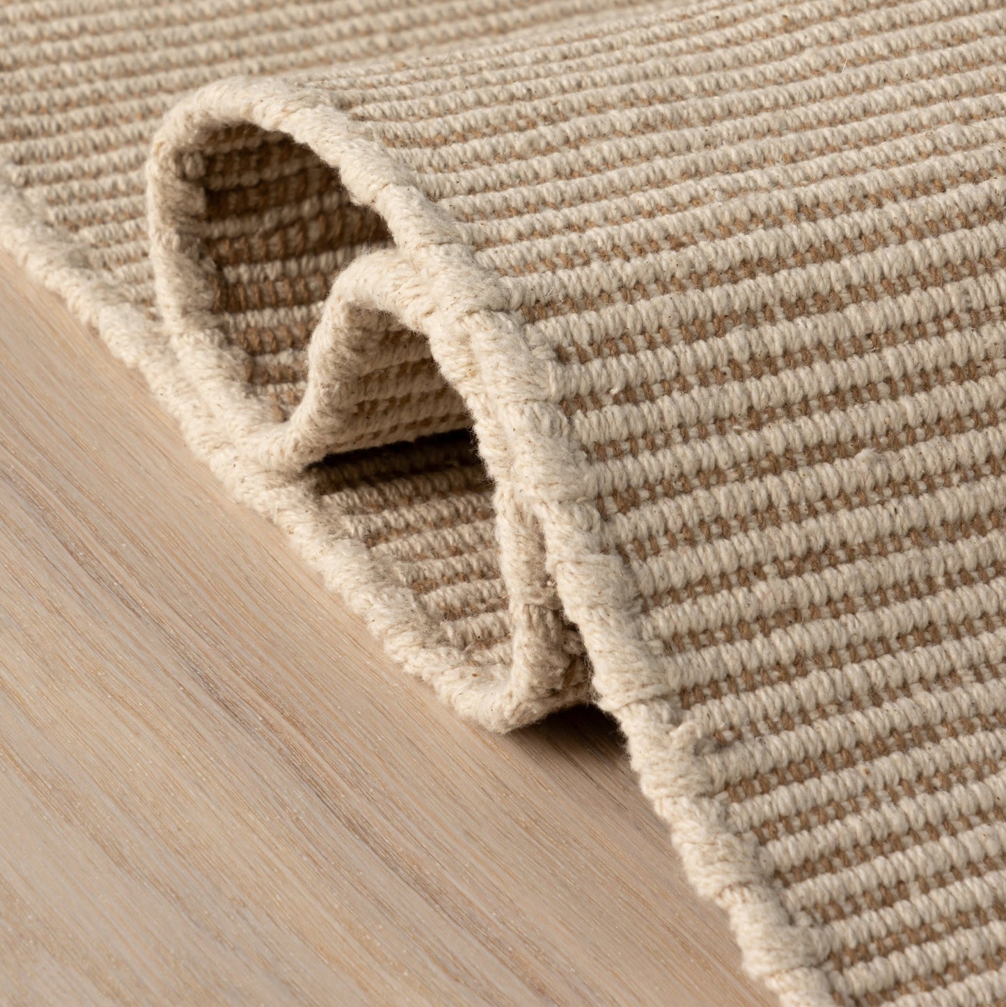 Haverhill Handwoven Cotton Rug | Natural