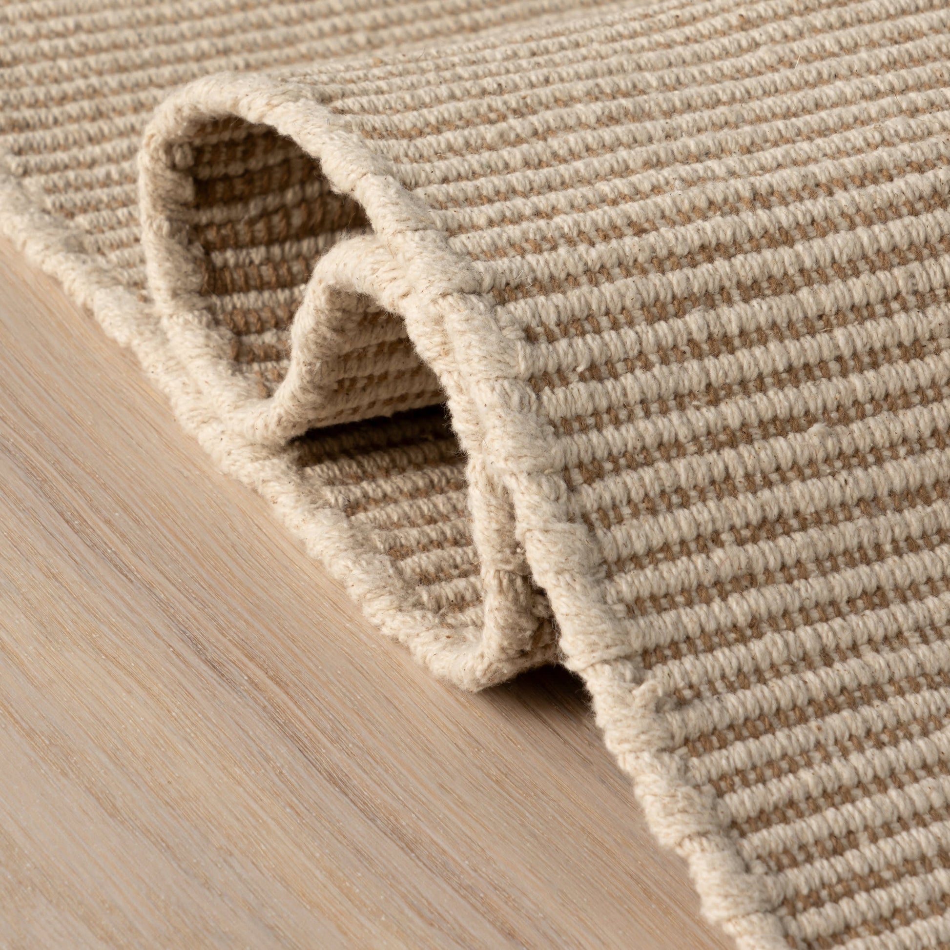 Haverhill Handwoven Cotton Rug | Natural
