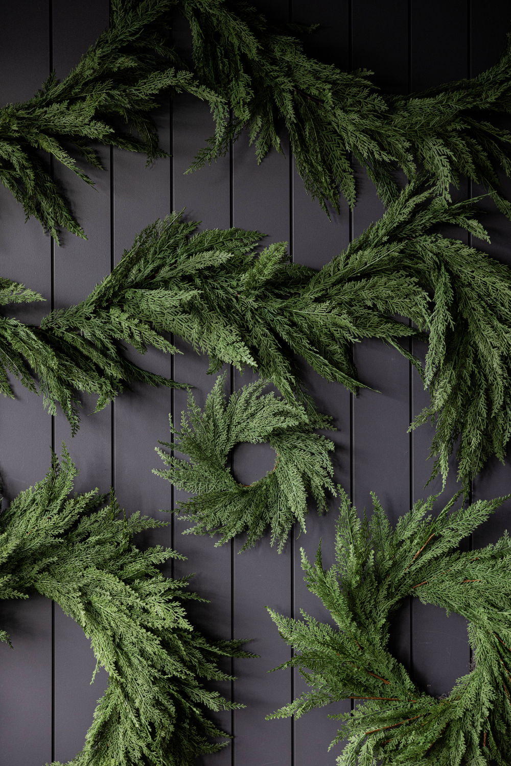 Cypress Leaf Full Real Touch Wreath - 24"