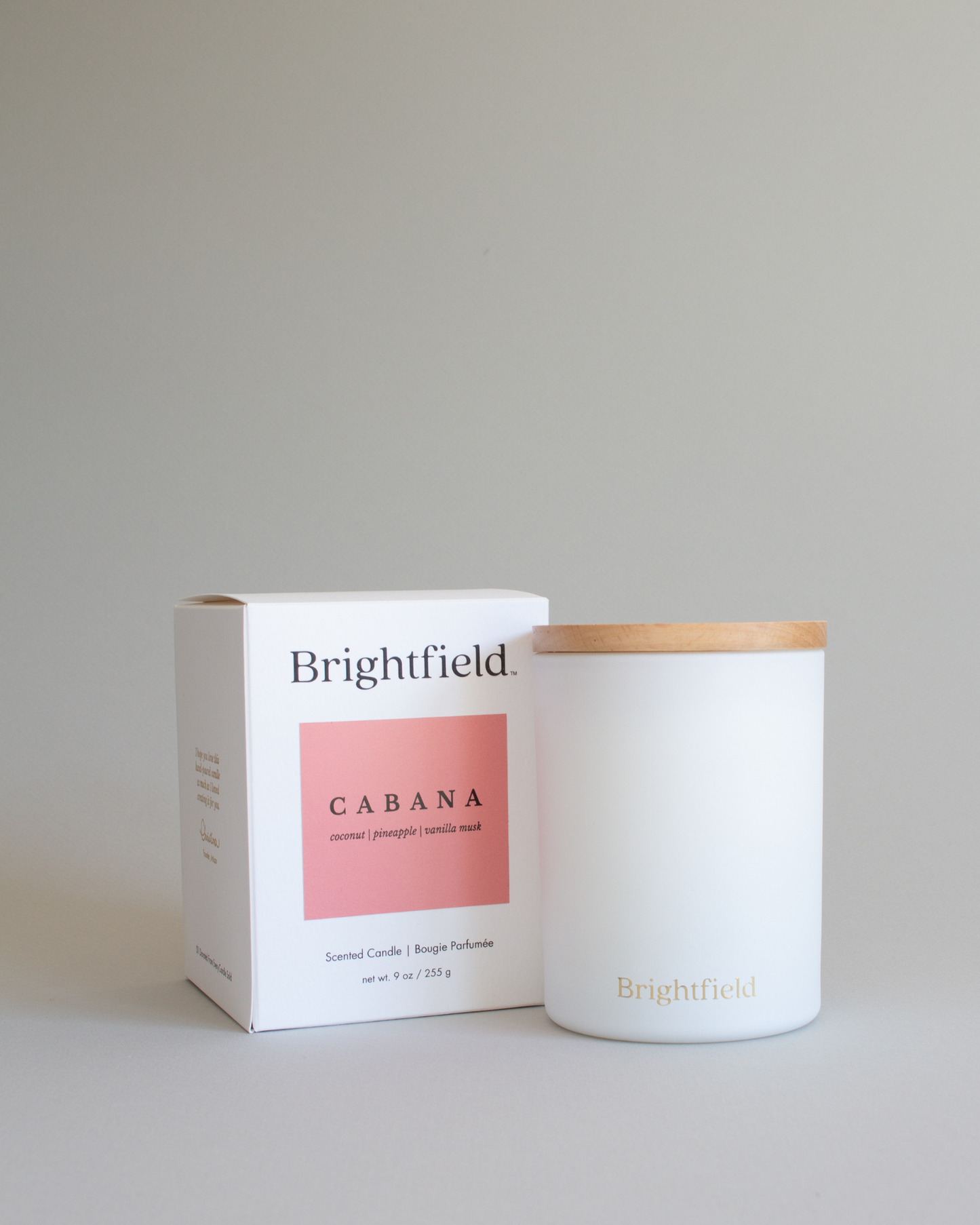 Cabana Wood Wick Candle - Coconut, Pineapple, Vanilla Musk
