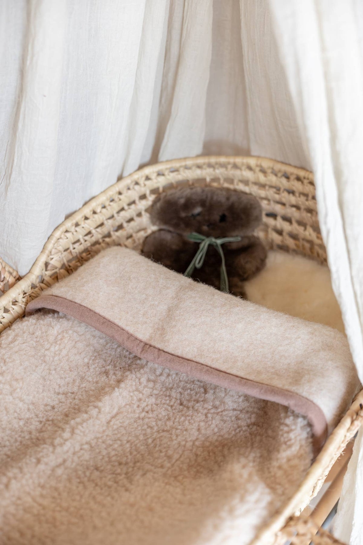 100% Sheep Wool Baby Blanket | 3 Styles | 100x75 cm