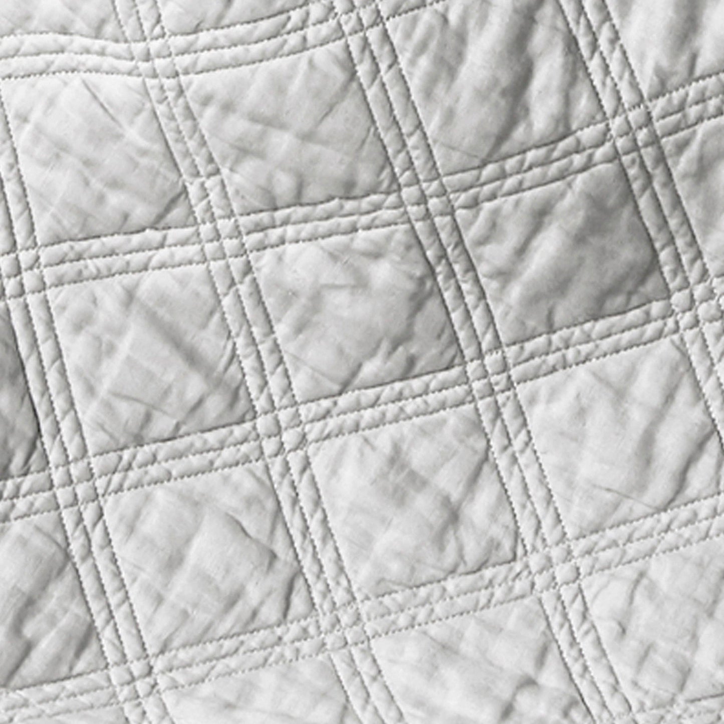 Washed Linen Quilted Throw