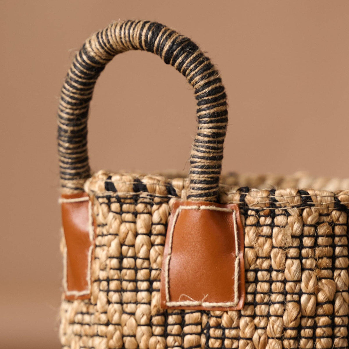 Bahana Handled Jute Basket 10"