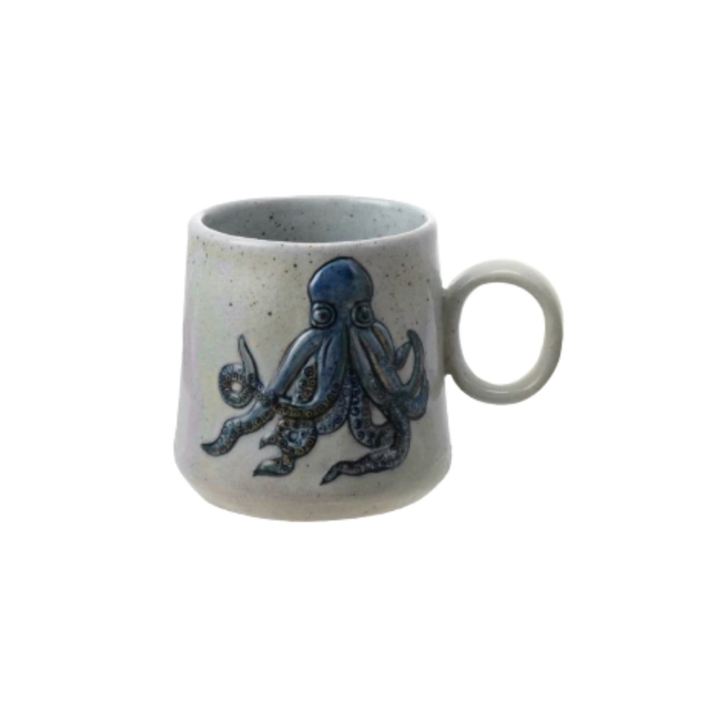 16 oz. Hand-Painted Stoneware Mug