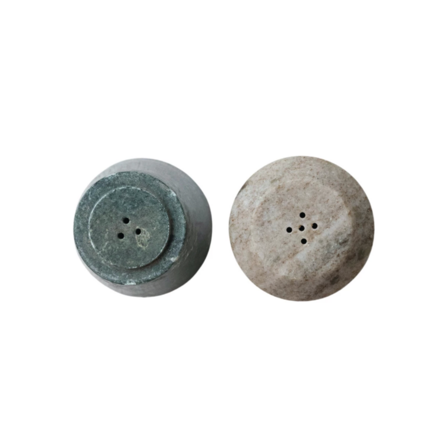 Marble Stackable Salt & Pepper Shakers