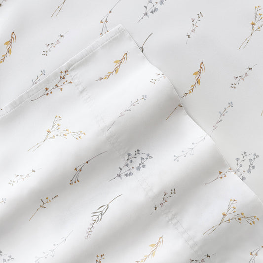 Wild Garden 300 Thread Count Cotton Patterned Sheet Set