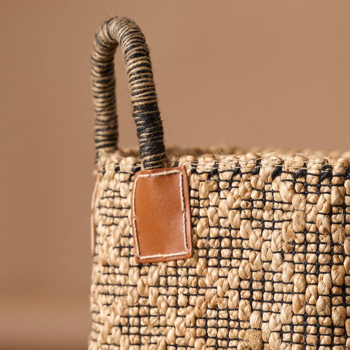 Bahana Handled Jute Basket 12"