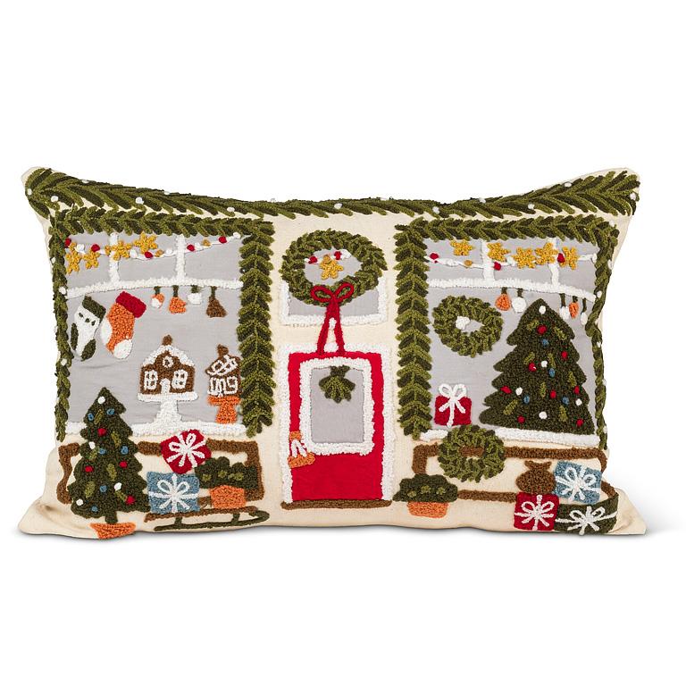 Rect Gift Shop Storefront Pillow-12x15"L