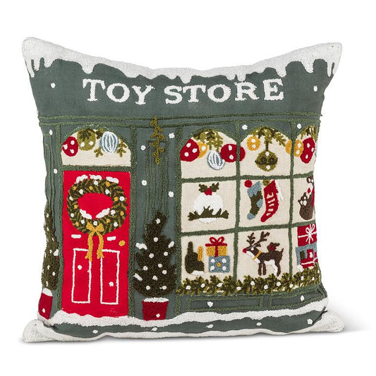 Sq Toy Storefront Pillow-17"SQ