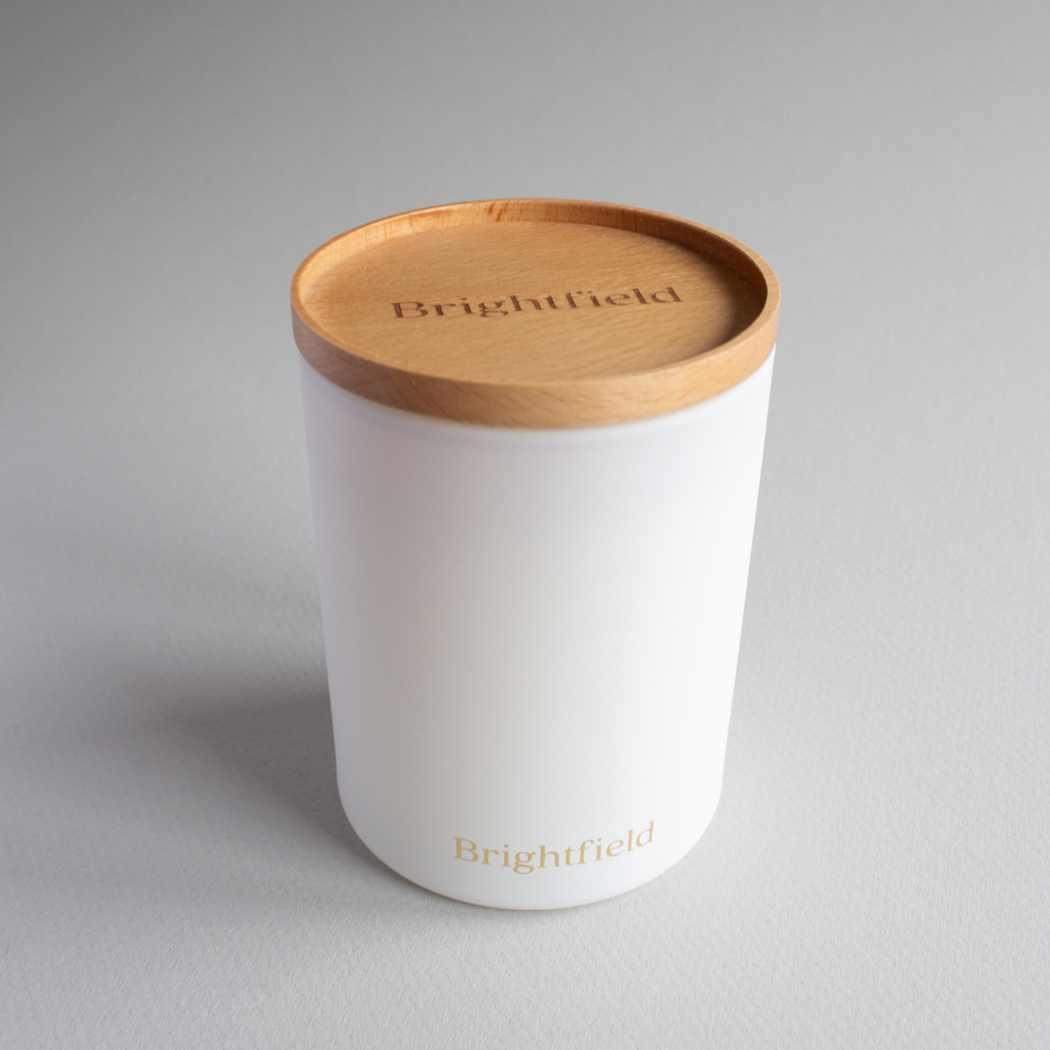 Evergreen Sustainable Coconut Soy Candle with Wooden Wick