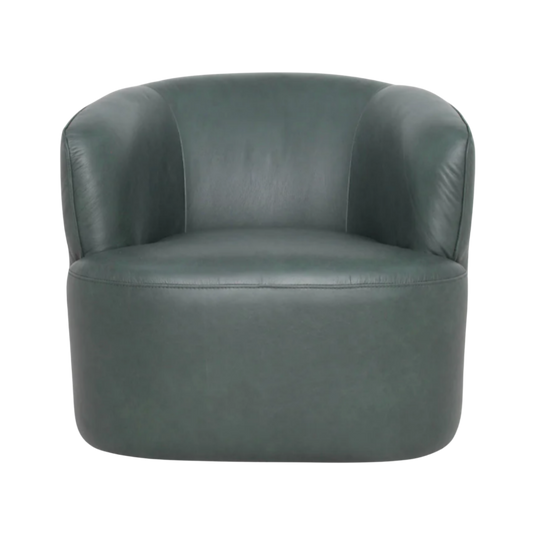 Fireside Swivel Club Chair Leather