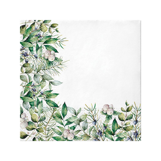 Winter Greenery Napkins