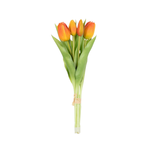 Lifelike 5 Stem Tulip Bunch