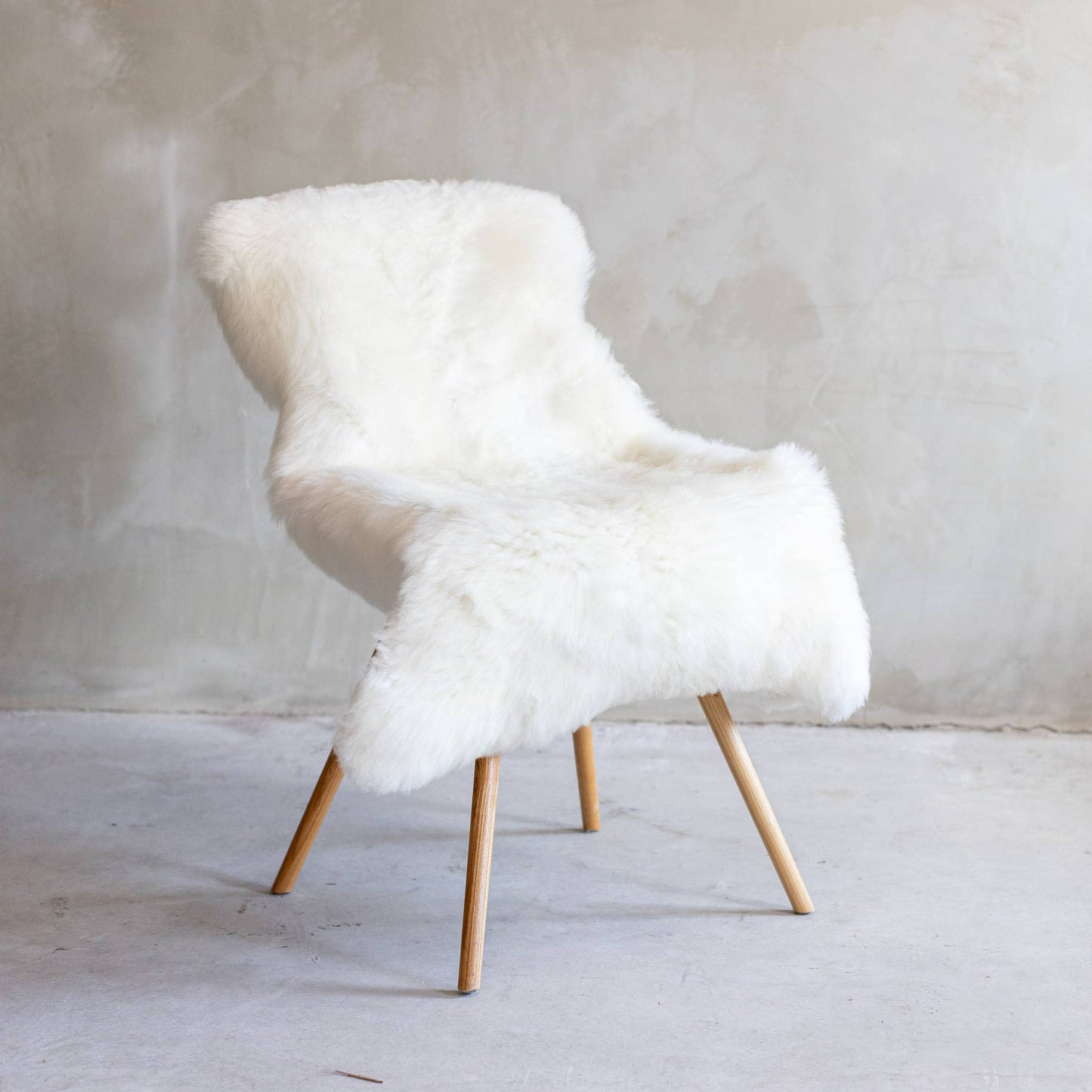 Texel sheepskin white