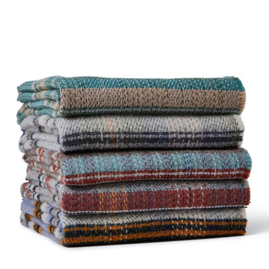 Random Recycled Wool Blanket - Large - assorted colours