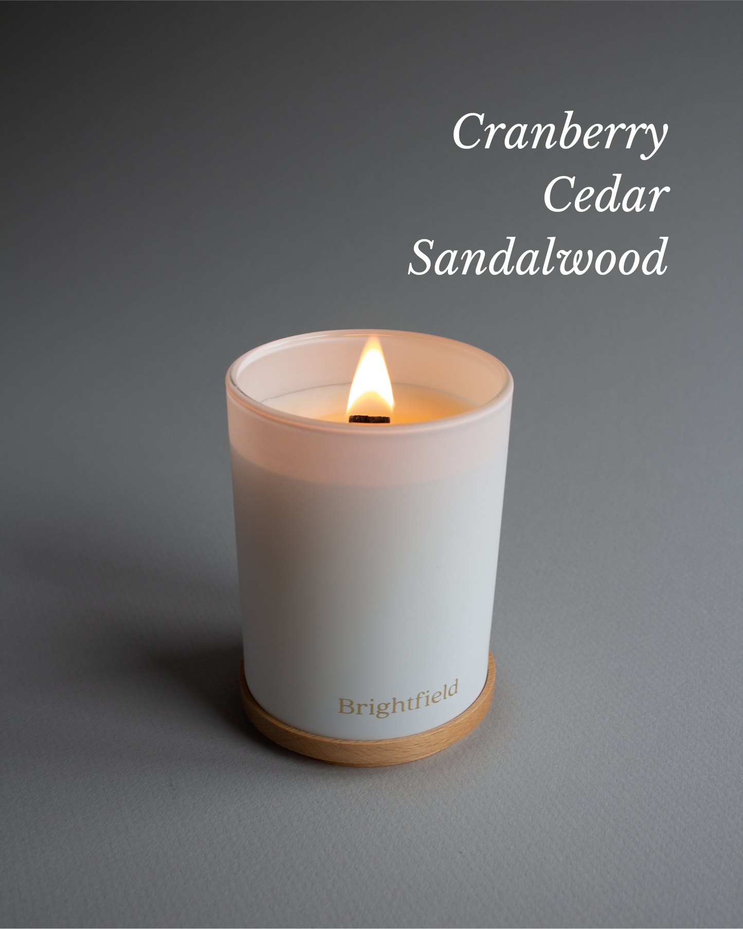 Cabin Non-Toxic Sustainable Coconut Soy Candle w/ Wood Wick
