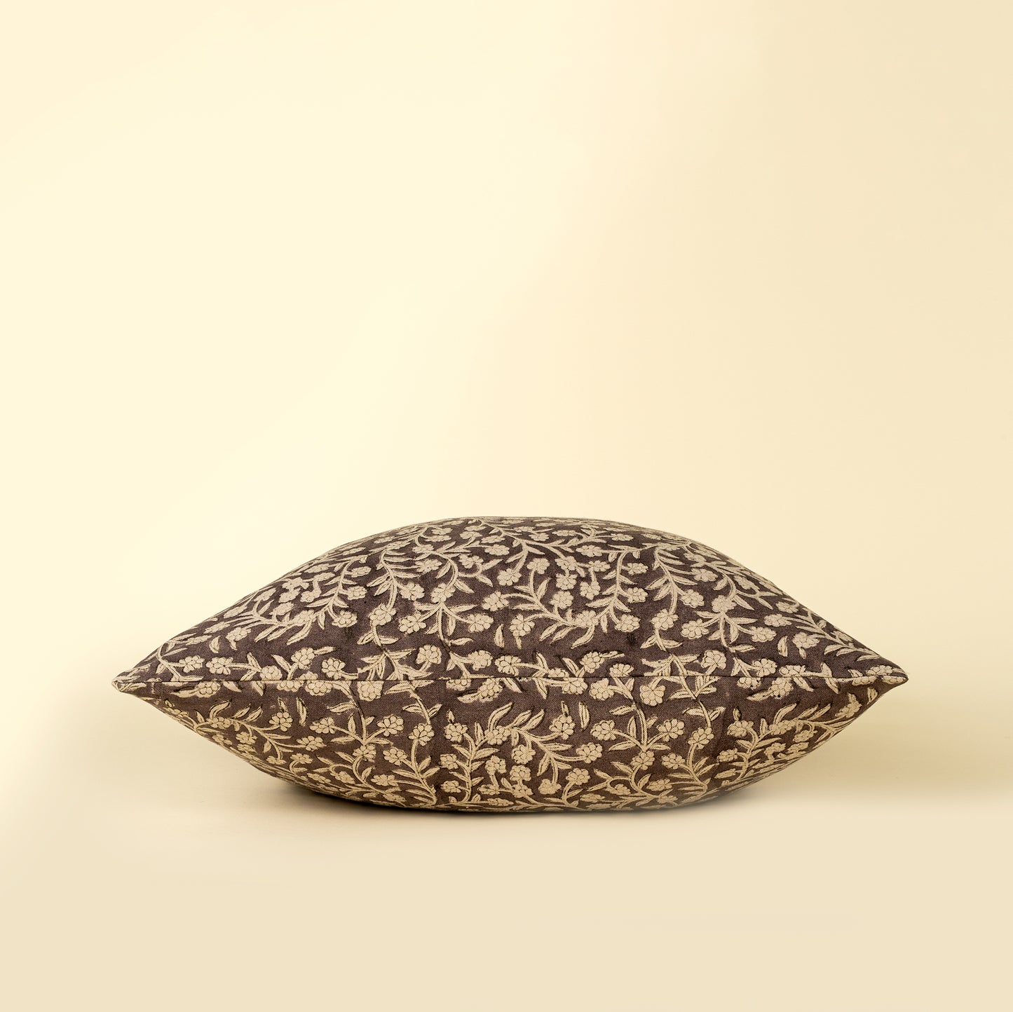 Wildvine Block Print Pillow, Heather
