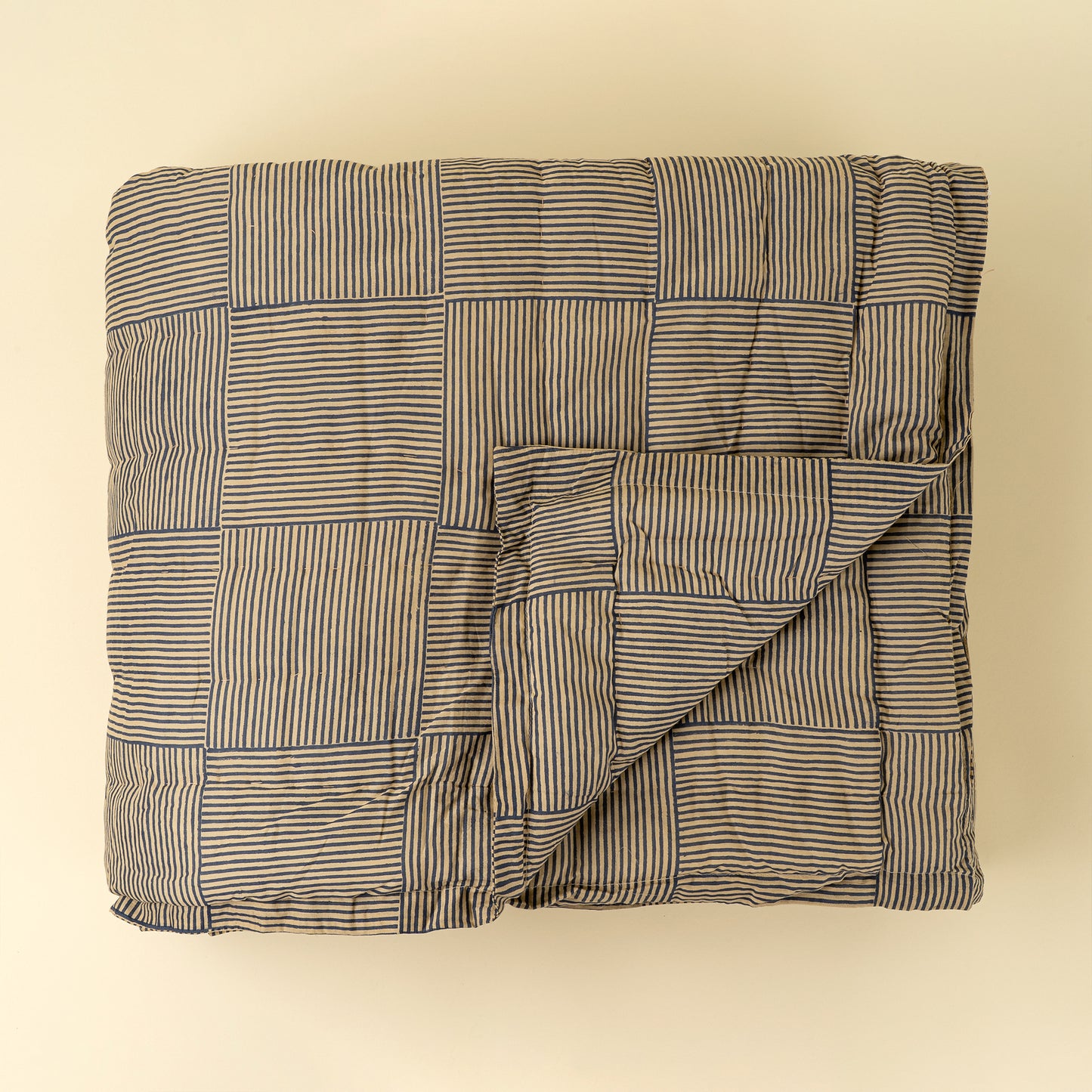 Terrace Block Print Quilt, King