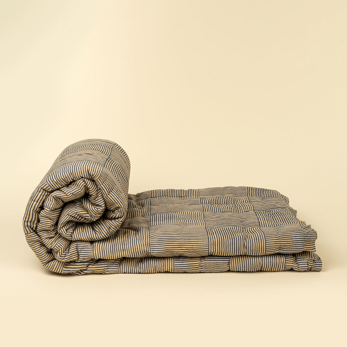 Terrace Block Print Quilt, King