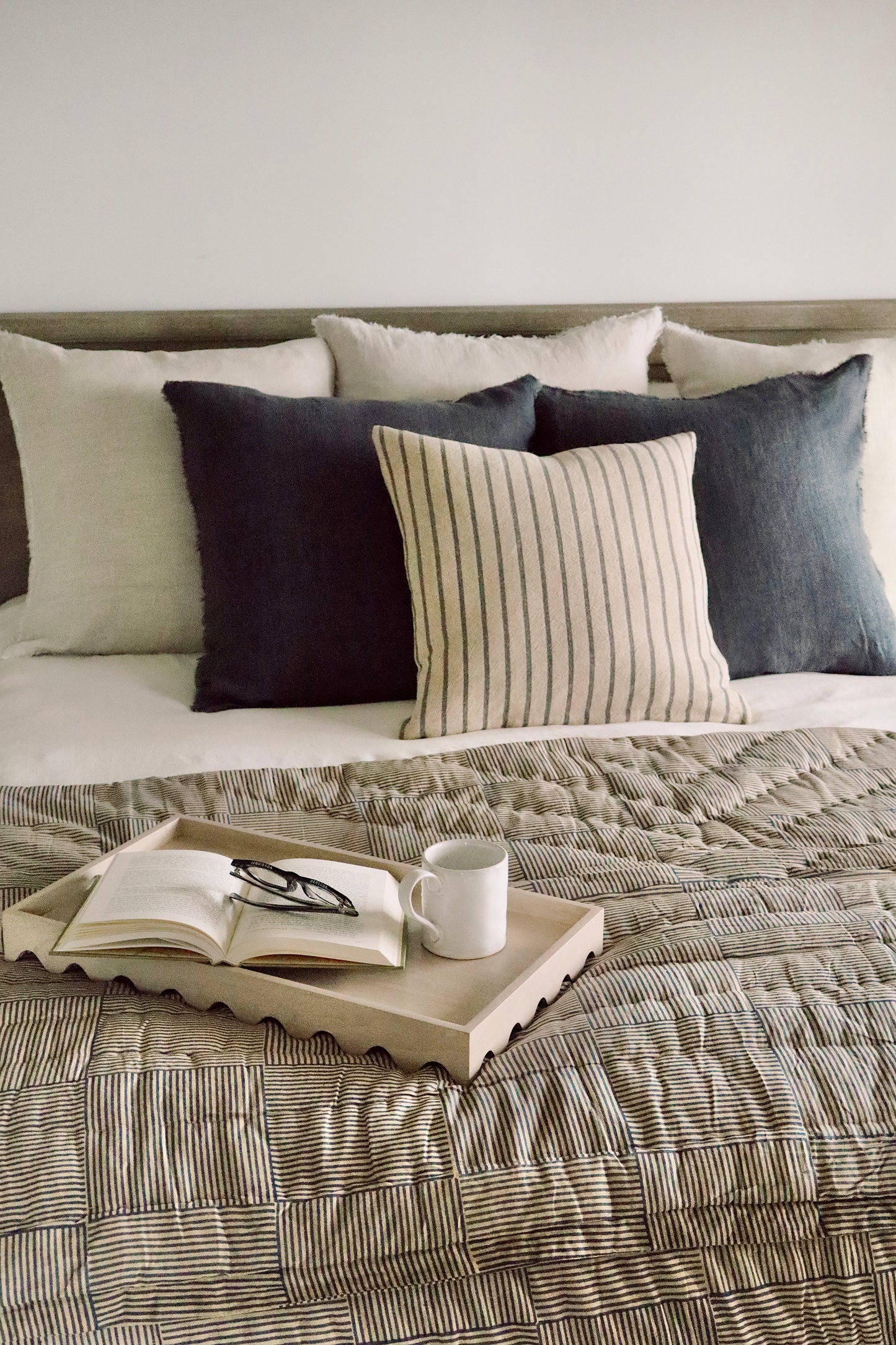 Terrace Block Print Quilt, King