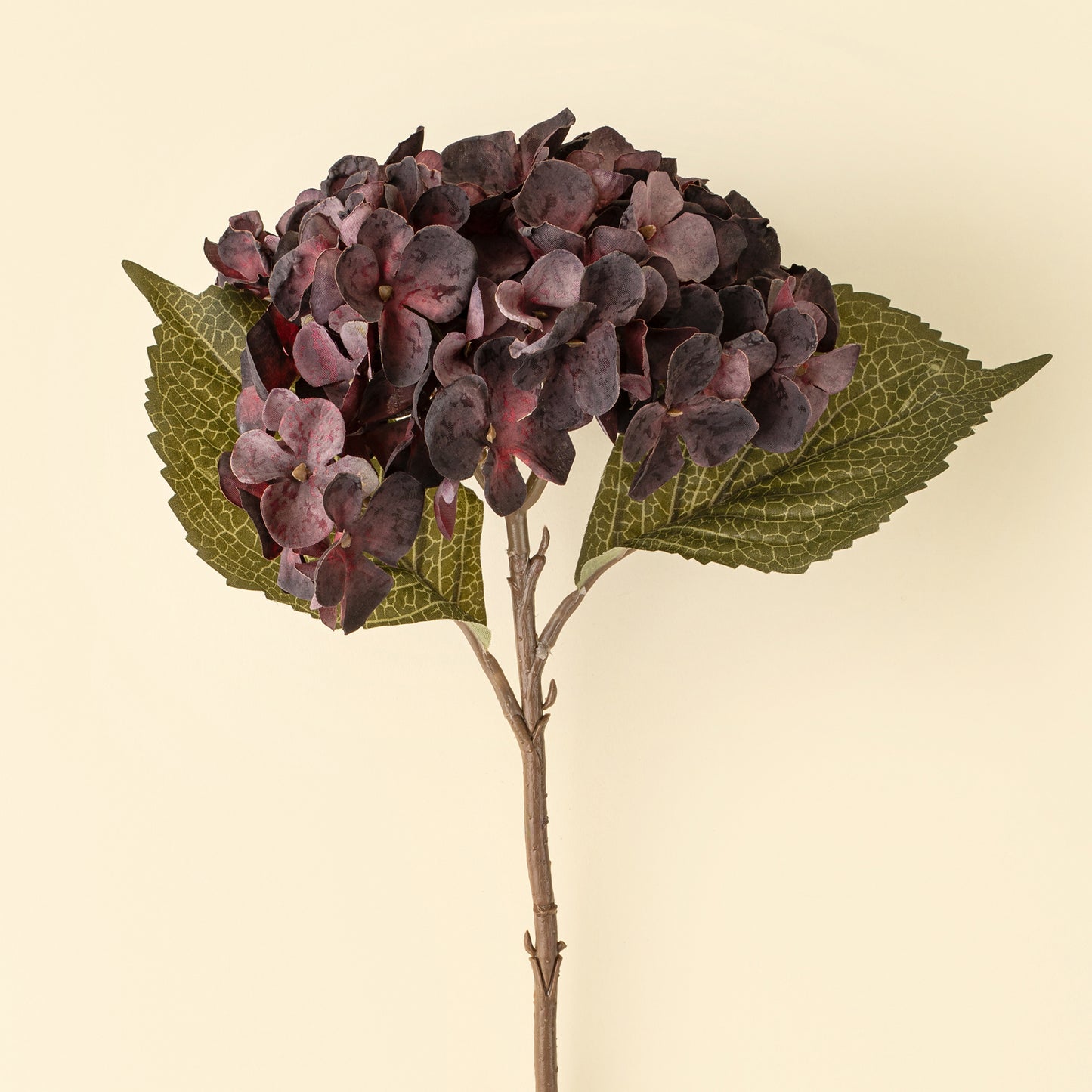 Heirloom Hydrangea Stem, Deep Purple