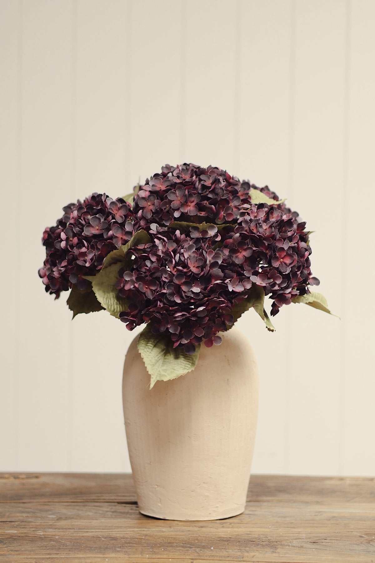 Heirloom Hydrangea Stem, Deep Purple
