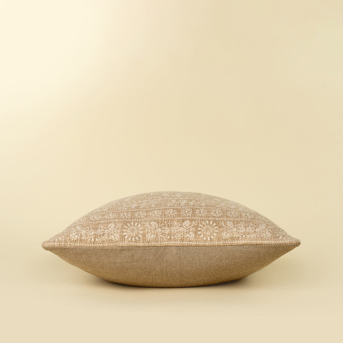 Nisha Embroidered Pillow, Ivory