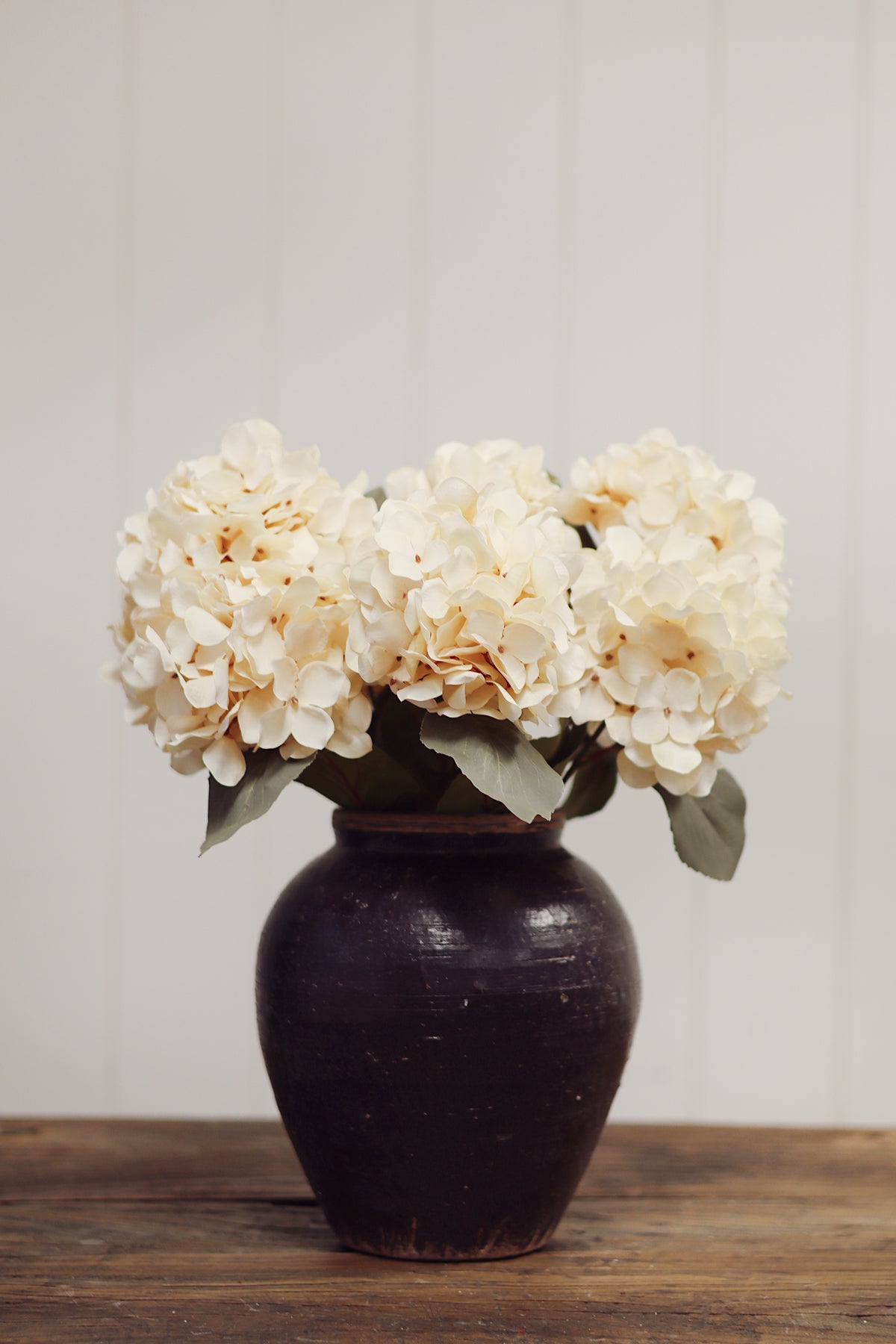 Autumn Hydrangea Spray, Cream