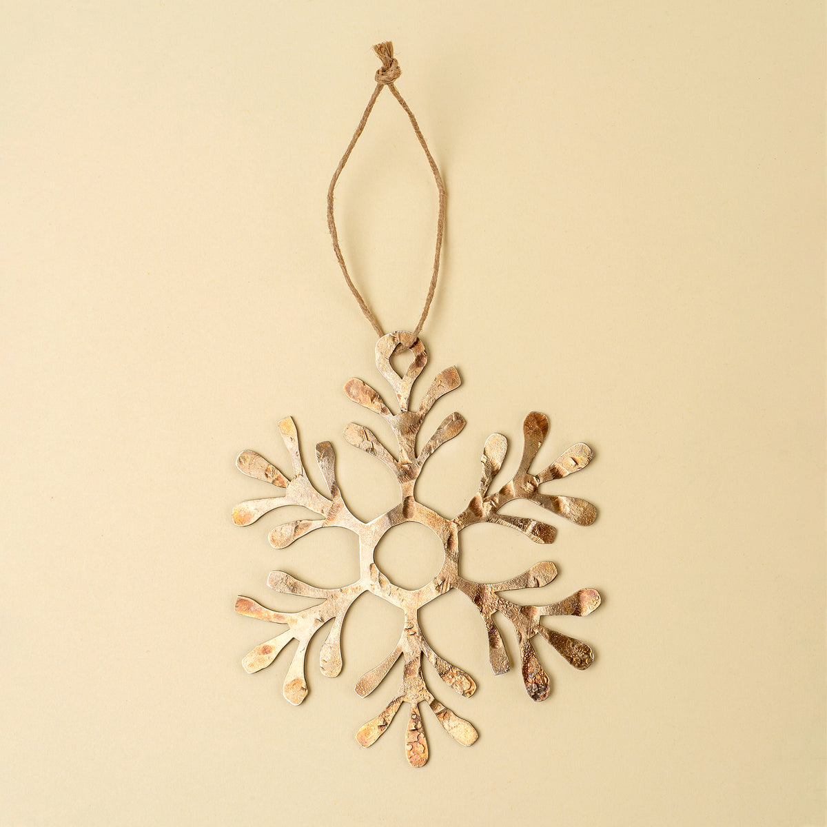Luster Snowflake Holiday Ornament, Petal