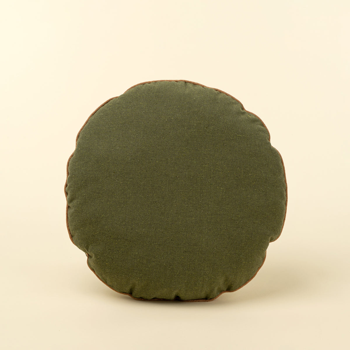 Alpine Trees Round Pillow
