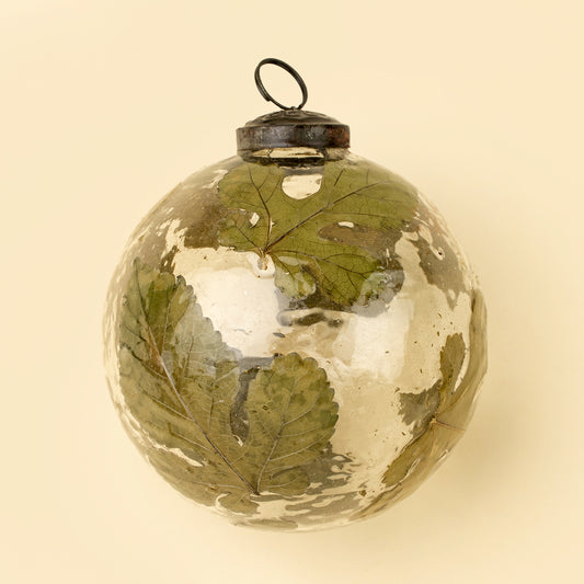 Luna Leaf Holiday Ornament S