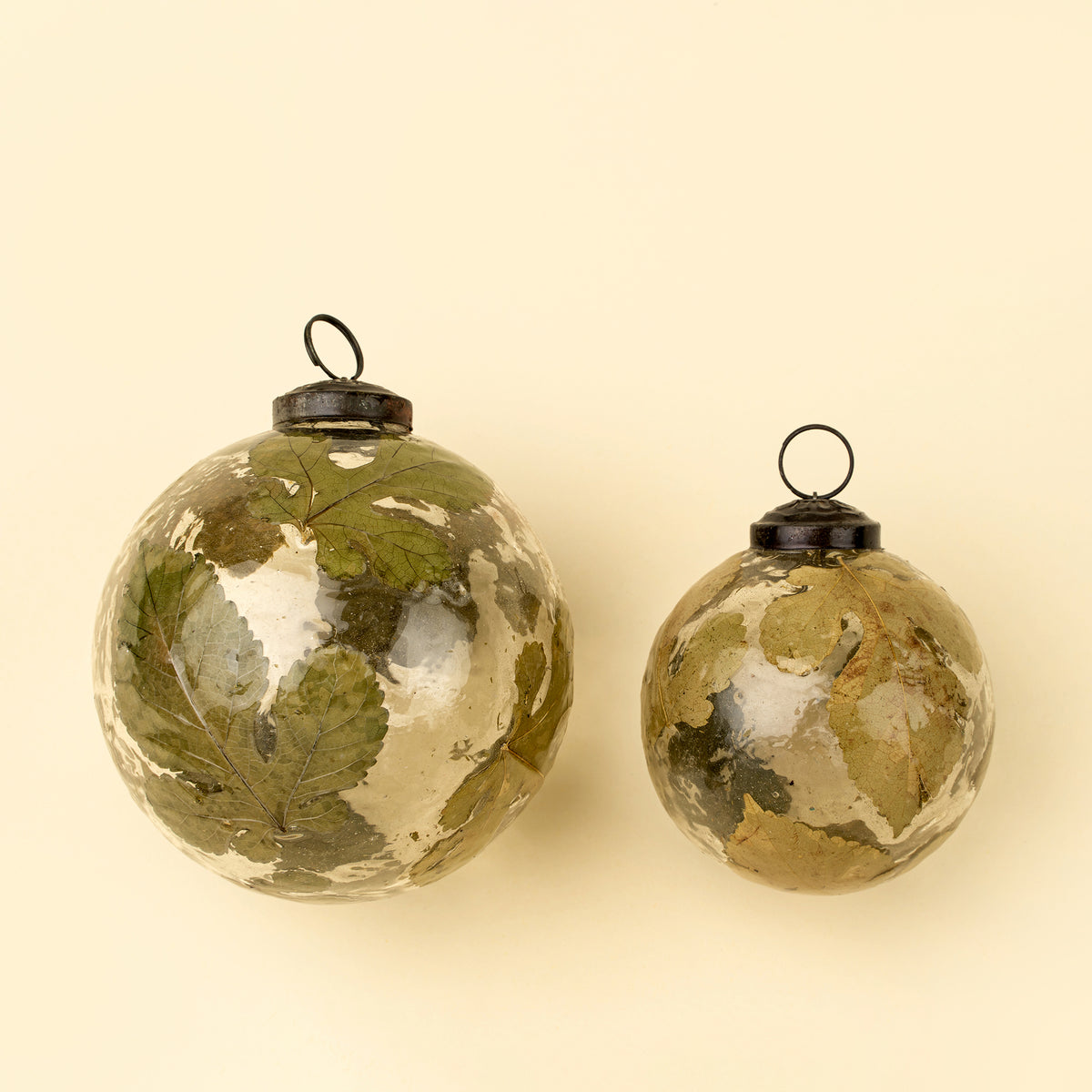 Luna Leaf Holiday Ornament S