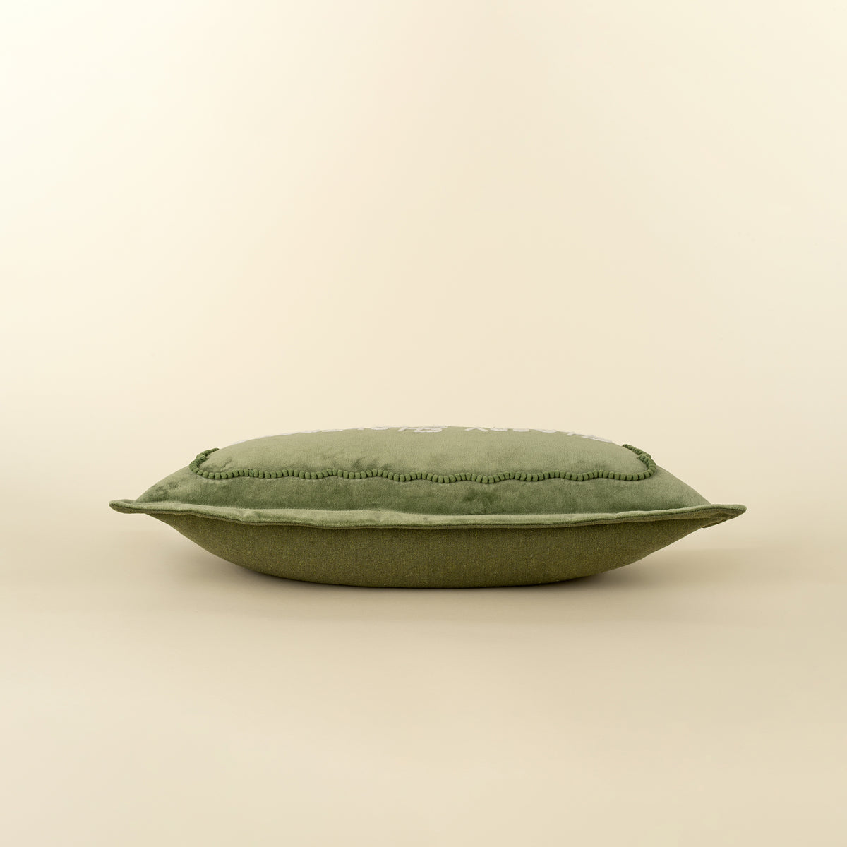 21x12 Happy Holidays Pillow, Green