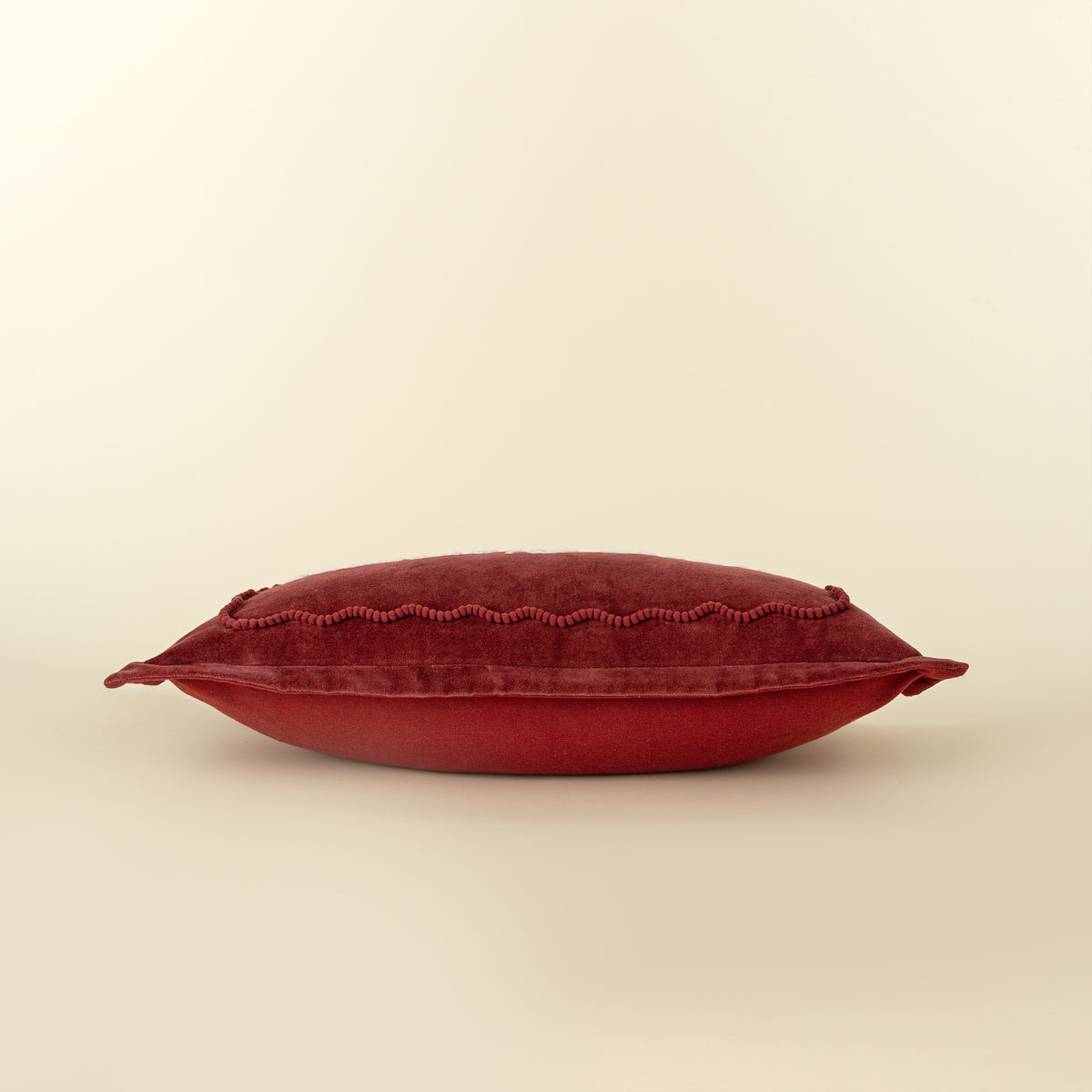21x12 Happy Holidays Pillow, Red