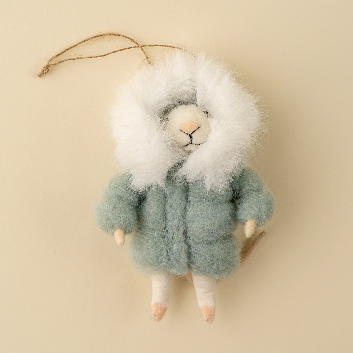 Parka Paulette Mouse Holiday Ornament