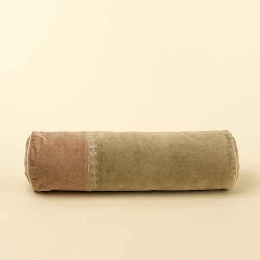 Snowflake Velvet Bolster