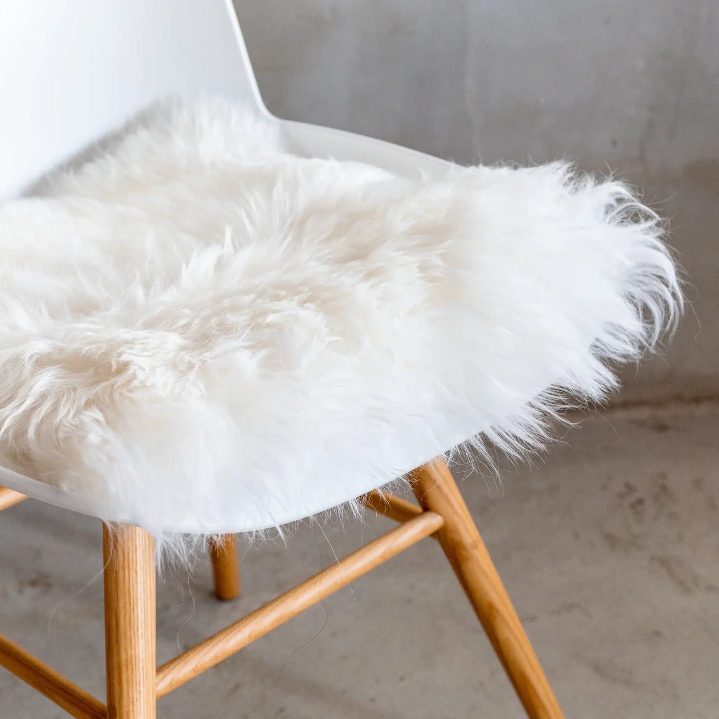 Sheepskin Chair Pad | Natural Wool | 6 Styles | 40 x 40 cm