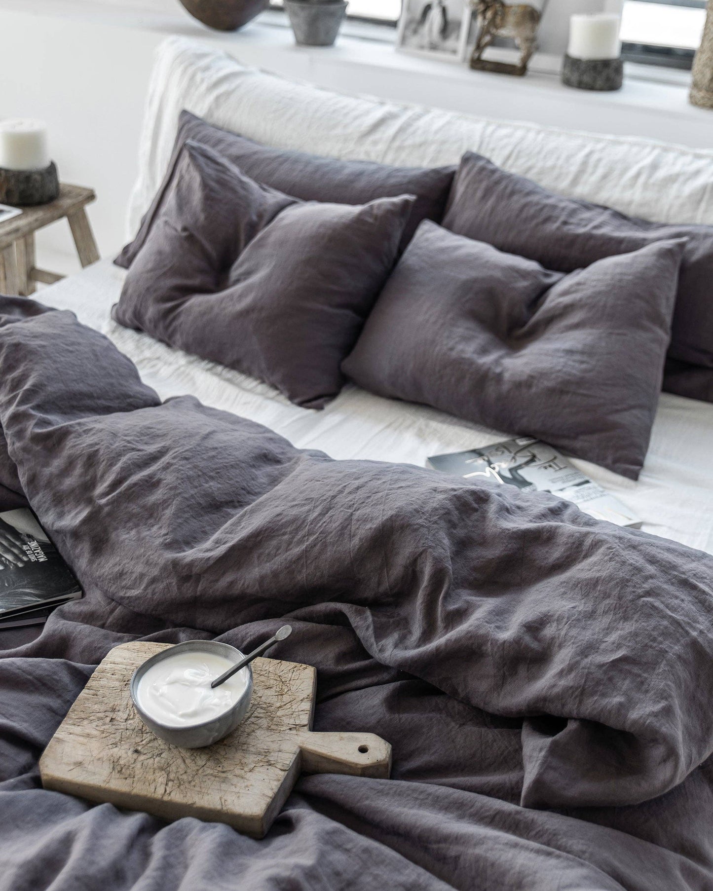 Charcoal Gray Duvet Cover