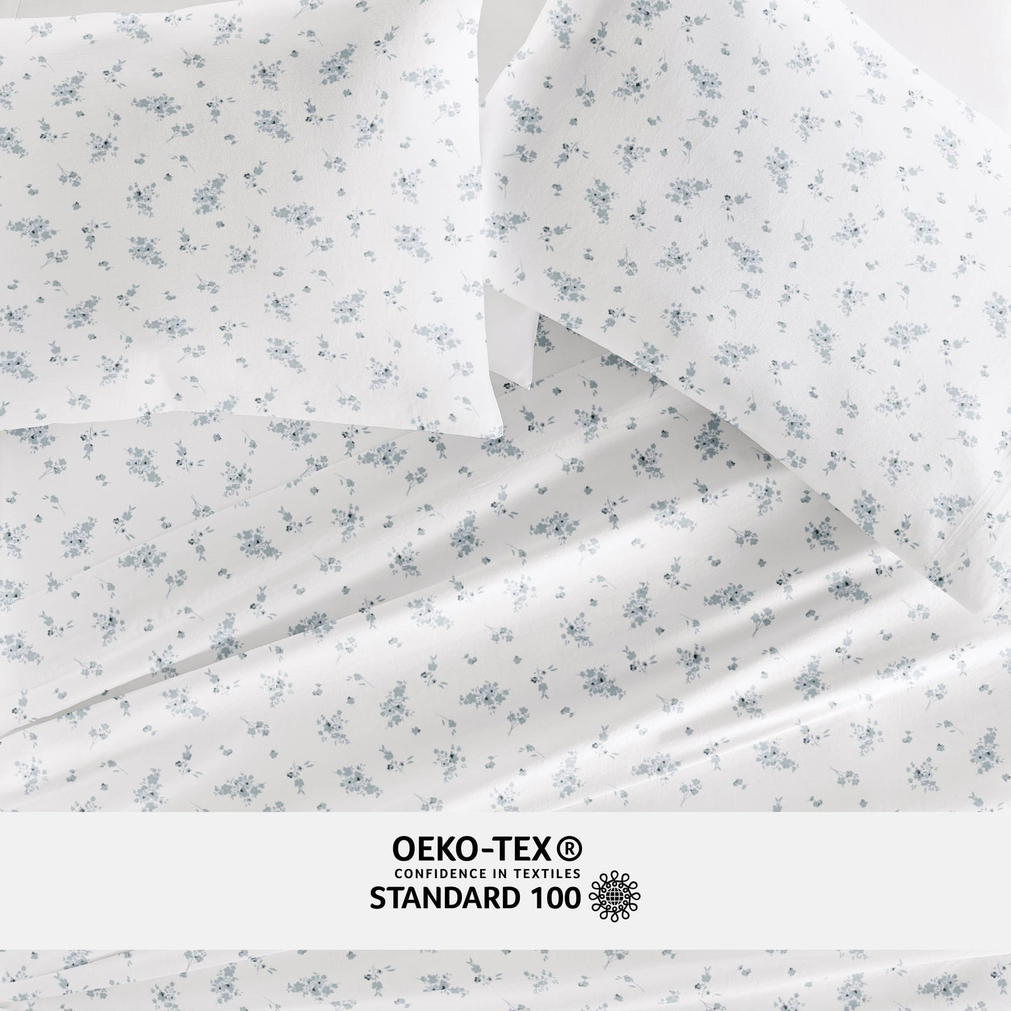 Bouquet Bliss 300 Thread Count Cotton Patterned Sheet Set