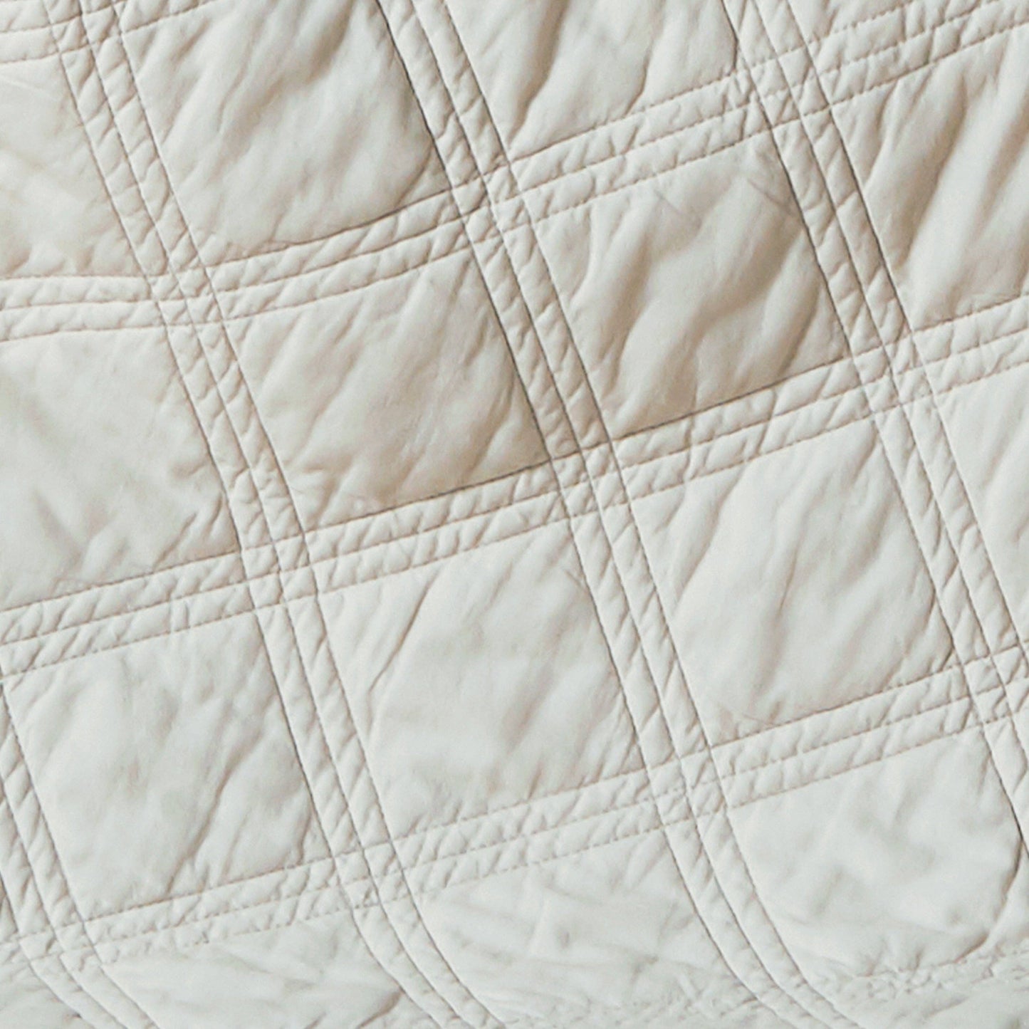 Washed Linen Quilted Throw